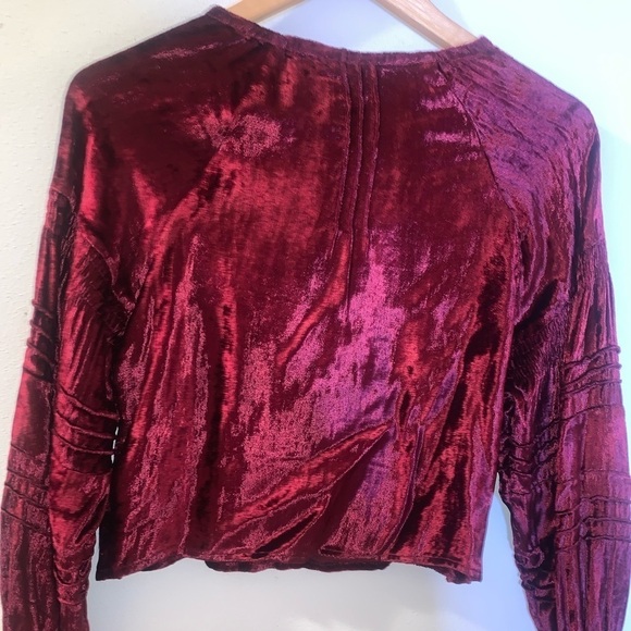 ANTHROPOLOGIE Stassi velvet eyelet top - Picture 10 of 10